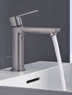 SUPER STEEL GROHE PVD UNRIVALED HARD AND SCRATCH RESISTANT MADE-TO-LAST SURFACES RANGING FROM PRECIOUS MATT TO SHINY LIKE A DIAMOND.