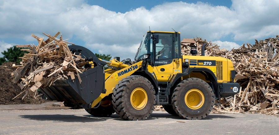 I believe our dedicated, waste-spec, Komatsu wheeled loaders fully satisfy these industry requirements.