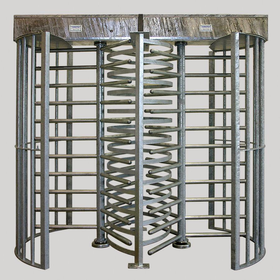 7 HIGH FULL SECURITY TURNSTILE MATERIALS SCOPE OF OPERATION The 3000-HGSS is used to permit unsupervised exiting/entry. The units will allow one or two way passage.
