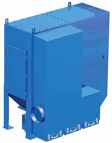 EASY CLEANING The Low-Inlet Box employs a dust removal concept that utilizes the velocity and physical properties inherent in the dust to
