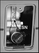 2.5 Engine Serial Number and Bar Code Number The generator bar code number (BCN) and the engine serial number (ESN) identify your particular unit and are necessary when ordering parts and accessories.