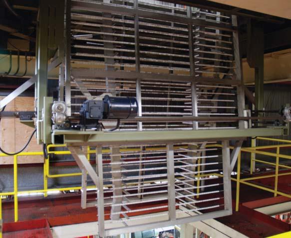 Process control ASR Line 21 5 layer Poly Systems coex line with 1 2 POLY SYSTEM extruder, 2 each 2 ½ Poly System extruders, 3 ½