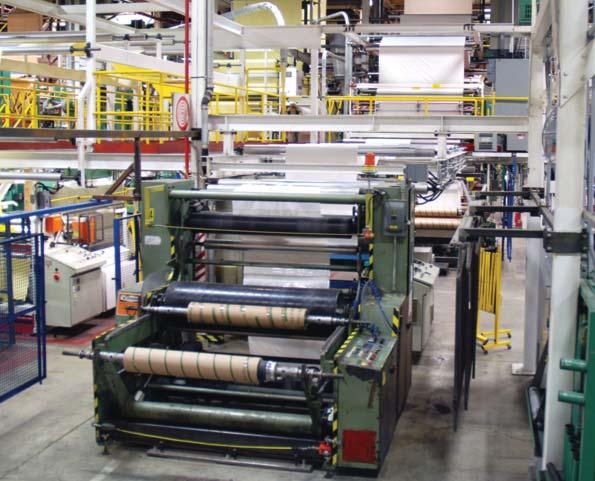 LINE 27 LINE 26 LINE 25 Line 24 3 layer coex line consisting of a 2 ½ 30:1 BRAMPTON extruder, 3 ½ 28:1 IDDON extruder, and a 3