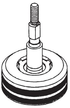 Discard the nut (P) and indicator (P7). 4. Remove and discard the washer (P2) and then remove the top piston (P) by pulling up on it. 5. Remove the pneumatic diaphragm (P4) and discard. 6.