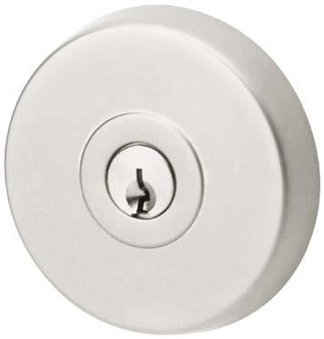 Symmetry Deadbolts Double Cylinder Single Cylinder The Lockwood entry-level deadbolt offers standard security for your home.
