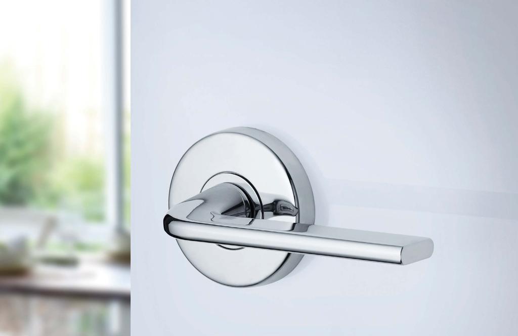 Velocity Series Door Lever Handles Quick installation Available in a range of styles and finishes 63mm Rose, Glide L4 Lever in Chrome Plate The Lockwood Velocity Series Door Handles offer an