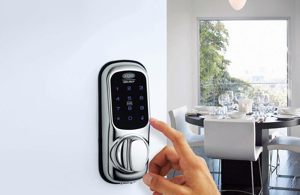 Keyless Digital Deadlatch Unlock with PIN or key card Program multiple user codes The 001Touch Digital Deadlatch combines a stylish digital touch screen keypad with the security of the iconic