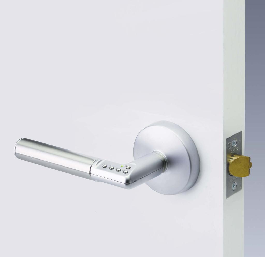 Code Handle Keyless Lockset Installation 25mm latch hole and 54mm lock hole 60mm (70mm and 127mm latches available) Designed to enable conveniently controlled access to a door with easy installation.