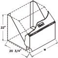 ALUMINUM STORAGE BOXES SMOOTH DOOR SADDLE BOXES* Order # Description/Dimensions Weight H x D x L Lbs.