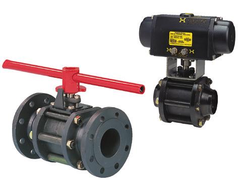 carbon steel / reduced bore / DN 8 to DN 200 Three-piece ball valve featuring a unique design for easy and fast maintenance Features pplications Saturated steam.