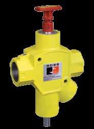 pressure Simple push/pull of the large red handle provides positive direct manual operation Lockout / Tagout Small Sizes 1/4 and 3/8 Model Port Size C V Number* In-Out Exhaust 1 to 2 2 to 3