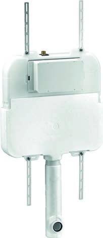 361 ½" EN 1455 132 Ultra slim 8mm concealed cistern - front flush TRO-16