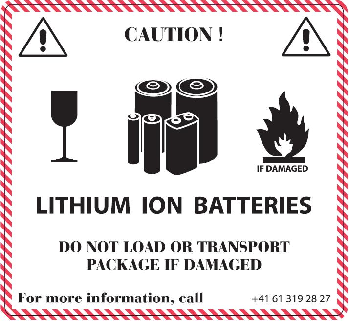 ANNEX II Article Safety Data Sheet - Lithium