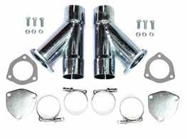 EXHAUST ACCESSORIES EXHAUST HARDWARE Our complete line of exhaust hardware will help complete any exhaust installation. From rubber grommets to custom chrome circle clamps for Lake pipes, we have it.