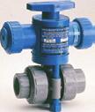 7_7 /0/4 9:52 AM Page 7 True Union Diaphragm Valve Type 54 PVC See page for Actuated Valves OPTION: n Contact customer service for customization n Self adjusting multifunctional module with