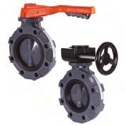 8_8 /0/4 9:55 AM Page 8 Valves 8 Type 567 STANDARD FEATURES n Size 2-2" (2"-8" Lug style) n Body 567 Glass filled polypropylene compatible with ANSI and DIN flanges n Body 568 Ductile iron epoxy
