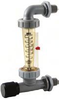 04_04 /0/4 8:08 AM Page 4 Flowmeters and Process Controls F-440 Series Flowmeter PIPE SIZES: 8", 2", 4" M/NPT In-Line PIPE SIZES: 8" F/NPT, 2", 4" M/NPT FEATURES n Tough Polysulfone meter body