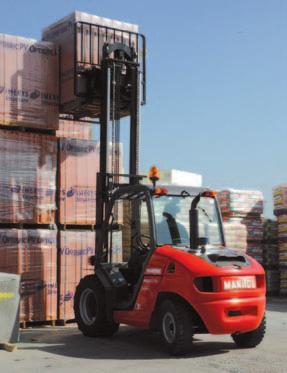 VERsATiLiTY AND performance Drive your forklift easily whatever the nature of the terrain.