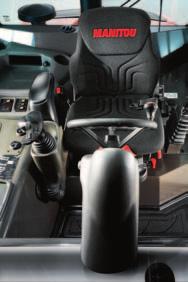 The driving position insulates the driver from vibrations (excellent shock-absorbers).