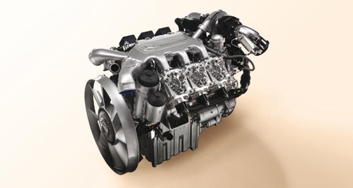 Actros Engines Features Reinforced cyinder head due to high-strength materias.