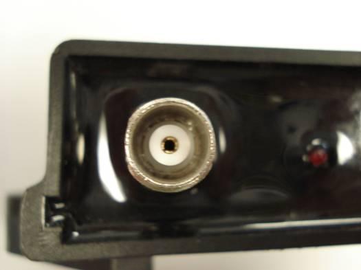 1. Disconnect the antenna from the TNC connector at the front of the receiver unit and check for water ingress, dirt, pin & connector corrosion on the inside, and a bent center pin.