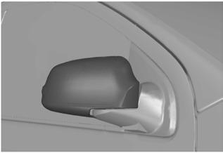 To lower or raise the window, press or pull the power window switch respectively. E120310 To raise/lower the window rotate the handle.