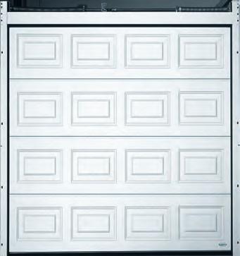 insulated sectional steel doors georgian panelled door styles Georgian panelled sectional doors are available with or