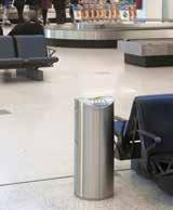 All FinBin 30 fastening alternatives can be used with Hotbin. Volcano is a free standing cigarette disposal unit for most demanding surroundings, both outdoors and indoors.