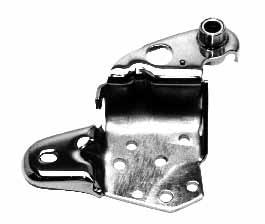 401 FL Shift Lever Bracket Made from heavy gauge plate steel with added support plates in the peg mount area.