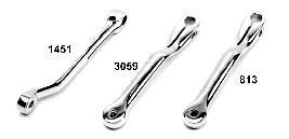 1981-86 (OEM 33664-81). 1451 Splined 37511 No spline Heel-Toe Shifter Lever Chrome plated shifter. Fits all FL models 1965-84 with foot boards or forward controls.