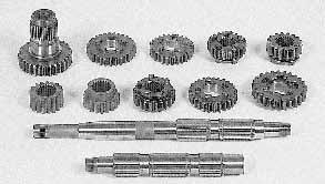Andrews 5 Speed Complete 5 Speed Gear Sets Transmission gear sets for 5 speed EV-80 bikes are available as complete kits.