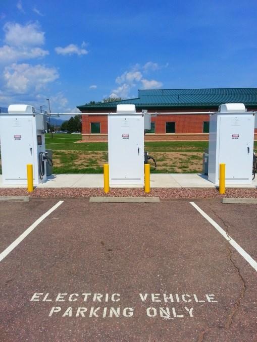 EV Charging Stations Five, 100kVA Stations Four Quadrant Control Permits VAR Support of Utility or Microgrid