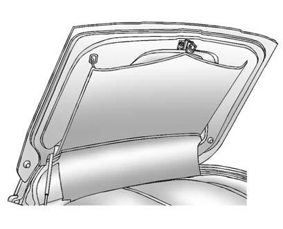 of the rear hatch frame. 2.
