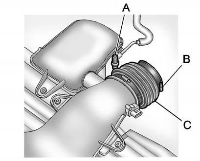 10-22 Vehicle Care Engine Air Cleaner/Filter See Engine Compartment Overview on page 10 8 for the location of the engine air cleaner/filter.