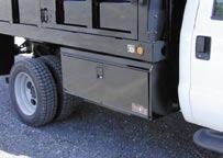 auxiliary equipment The REV-PAC Model No. Two additional compartments, see C Model No. 2 16 52 16 D E D E Auxiliary storage for any platform body or dump truck.