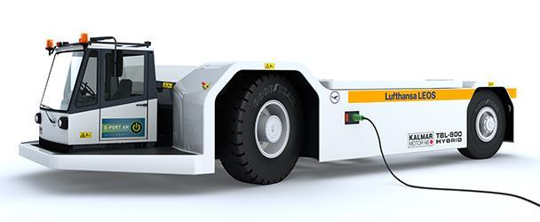 Figure 1-3 Hybrid eschlepper [17] Another ground vehicle, called Taxiing Vehicle, is a concept introduced by Airbus S.A.S. that allows towing an aircraft without any human intervention (Figure 1-4).