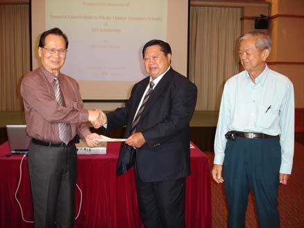 STA, melalui anak syarikatnya, STA Mutual Sdn Bhd telah membuat sumbangan sebanyak RM300,000.