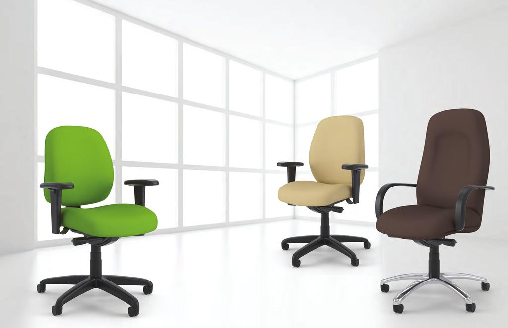 CLASSIC DESIGN. The ergonomic design of the TR2 collection of Executive, Task, Conference and Stool seating radiates mission-critical functionality.