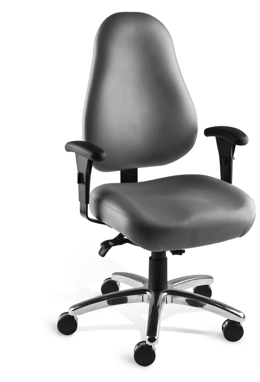 With a weight capacity rated up to 500 pounds, the Intensive Plus chair provides unconditional support, comfort, reliability, control and ergonomics.