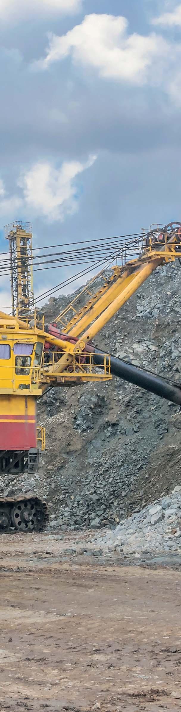 Surface mining MACHINERY Boom line