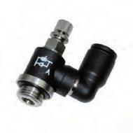 Miniature Regulators with Swivel Outlet and External djustment 764 7645 Miniature Swivel Outlet Flow Regulator Exhaust, Male BSPP and Metric Thread ØD C F G H1 H2 L kg