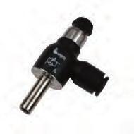 Plug-In Regulators with External djustment 73 Compact Plug-In Flow Regulator, Exhaust brass, NBR