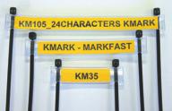 MARKFAST KMARK Designed for general cable marking applications. Applied to the cable with nylon ties.