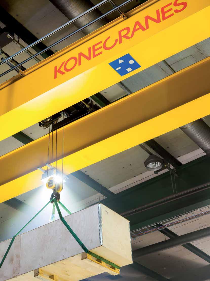 4 Konecranes Led Lighting Upgrade UP TO 60% OF ENERGY SAVINGS WITH LED LIGHTING An LED Lighting Retrofit can help you save money, provide good lighting and give your crane a modern look.