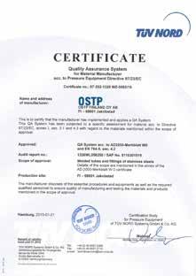 accordance with the ISO 9001 (Quality), ISO 14001 (Environment) and OHSAS 18001 (Health &