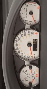 Instrument Panel Cluster A B C D E Your vehicle s instrument panel is equipped with this cluster or one very similar to it. The instrument panel cluster includes these key features: A.