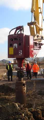to install 500kN piles Anchor specific