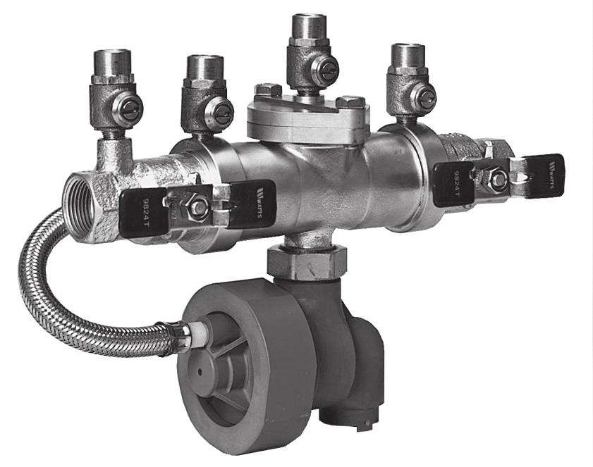 Installation, Maintenance, & Repair Series 995 Reduced Pressure Zone Backflow Preventers RP/IS-995 Sizes: 2" through 2" (5-50mm)! WARNING Read this Manual BEFORE using this equipment.