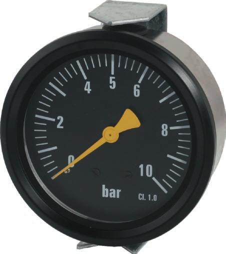 Pressure Bourdon tube pressure gauge per DIN 38030 Panel mounting series for rail-vehicle braking systems Model PG21PB, NS 60, 80 and 100 WIKA data sheet PM 02.