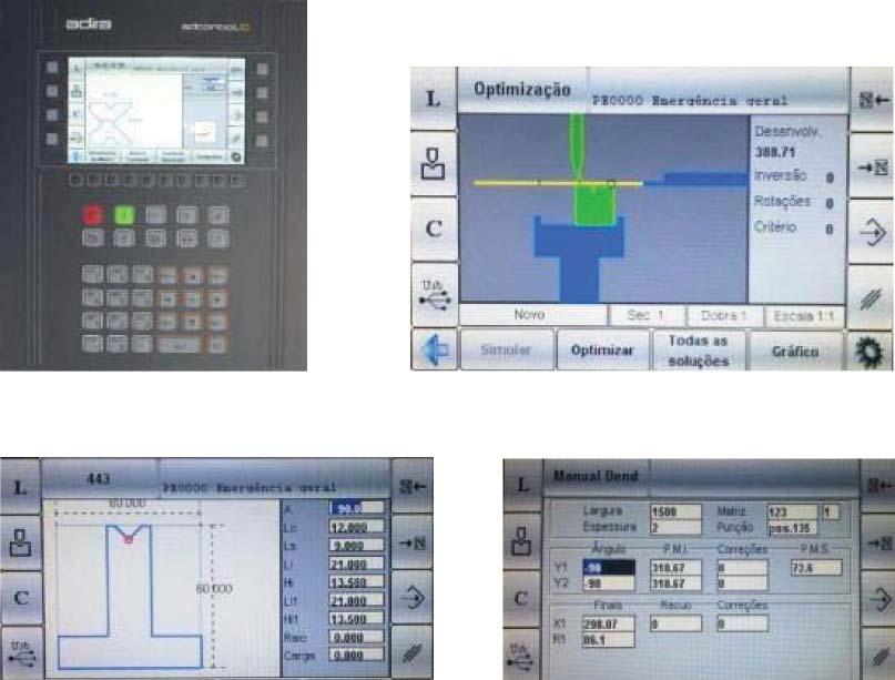 Standard Equipment Our machines are equipped with a numerical control ADControl 10.